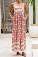 Polka Dot Square Neck Cami Dress