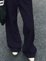 Wide Leg Drawstring Sweatpants