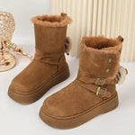 Round Toe Platform Boots