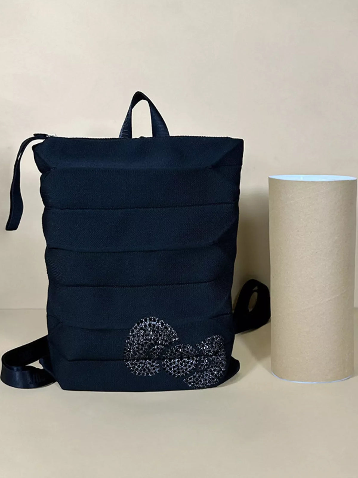 Bow Knit Backpack Bag