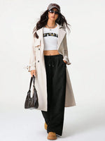Wide Leg Drawstring Pants