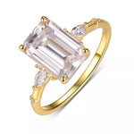 3.5 Carat Moissanite 925 Sterling Silver Ring