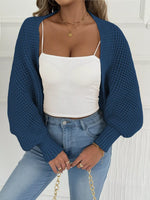 Open Front Batwing Sleeve Cardigan