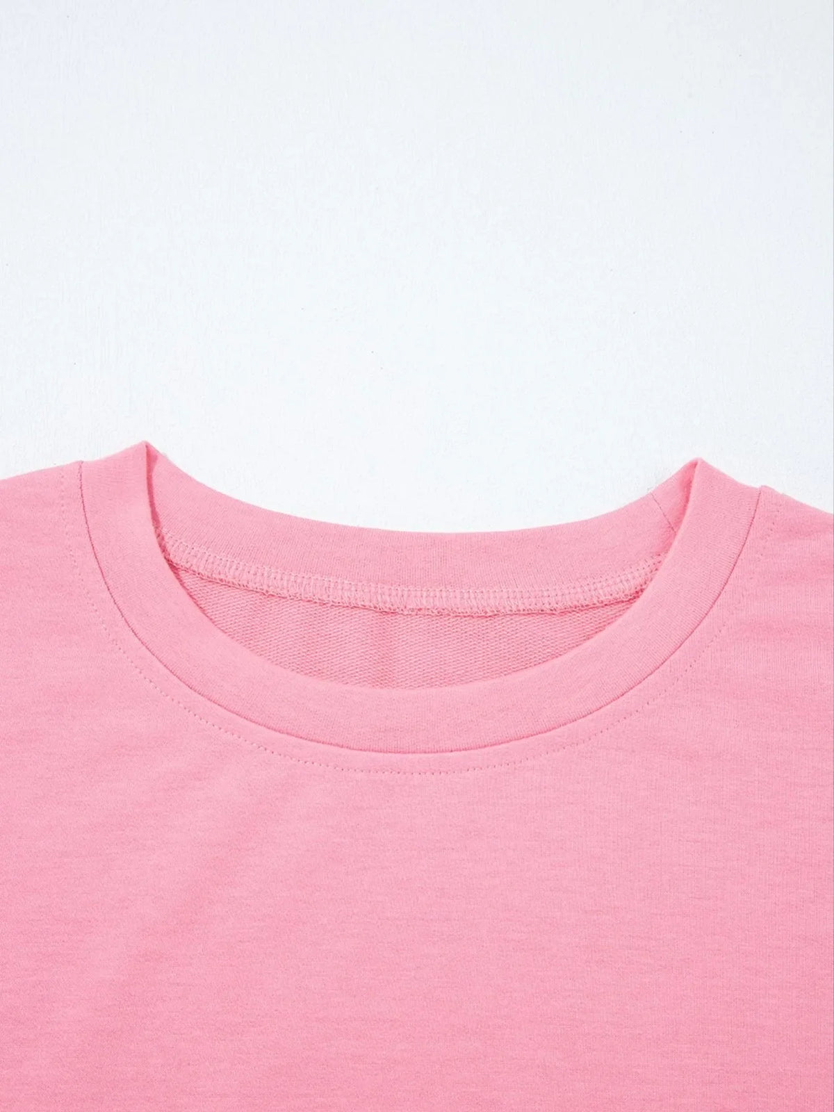 Lace Detail Flounce Sleeve Sweatshirt
