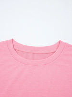 Lace Detail Flounce Sleeve Sweatshirt