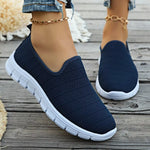 Round Toe Mesh Slip-Ons