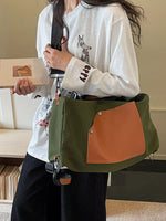 Contrast Color Crossbody Bag