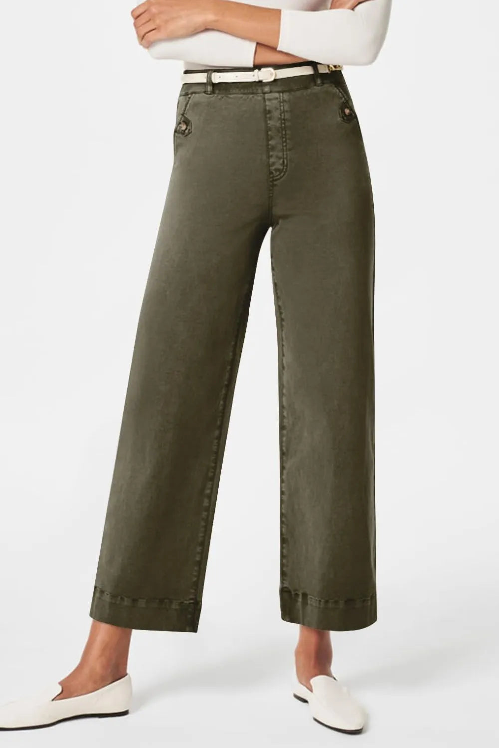 High Waist Jeans with Pockets