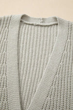 Chunky Knit Button-Down Cardigan