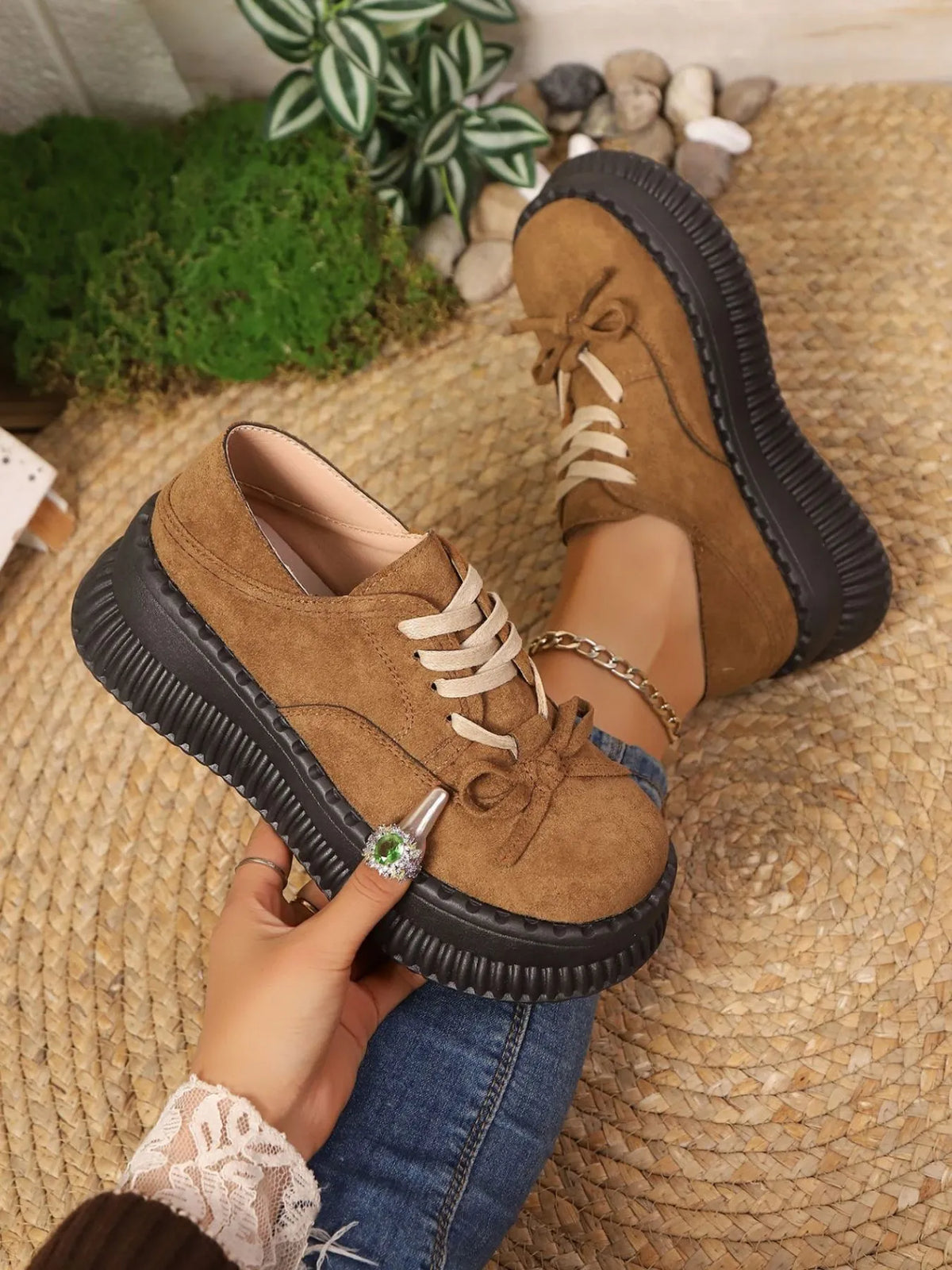 LaceUp Platform Loafers