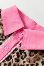 Leopard Print Short Sleeve Shirt