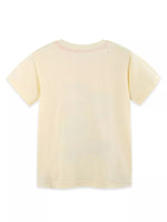 Children's Vehicle Print Crew Neck Short Sleeve T-Shirt