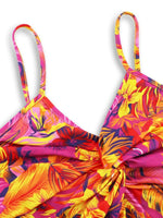 Twisted Printed V-Neck Cami Dress