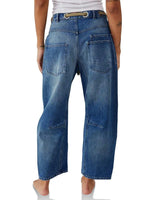 Washed Wide Leg Jeans