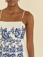 Printed Spaghetti Strap Maxi Dress