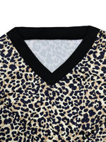 Leopard Print Sweatshirt and Jogger Set