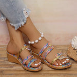 Open Toe Wedge Sandals
