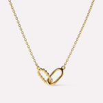 Interlocked Titanium Steel Necklace