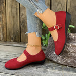 Round Toe Mesh Slip-Ons
