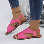 Open Toe Flats Sandals