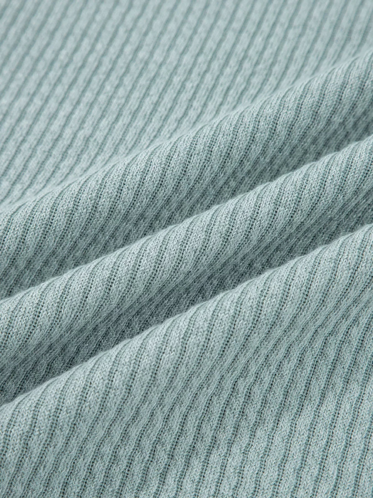 Ribbed Drop Shoulder Knit Hoodie