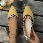 Leopard Pointed Toe Slip-Ons
