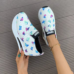 Butterfly Round Toe Slip-Ons