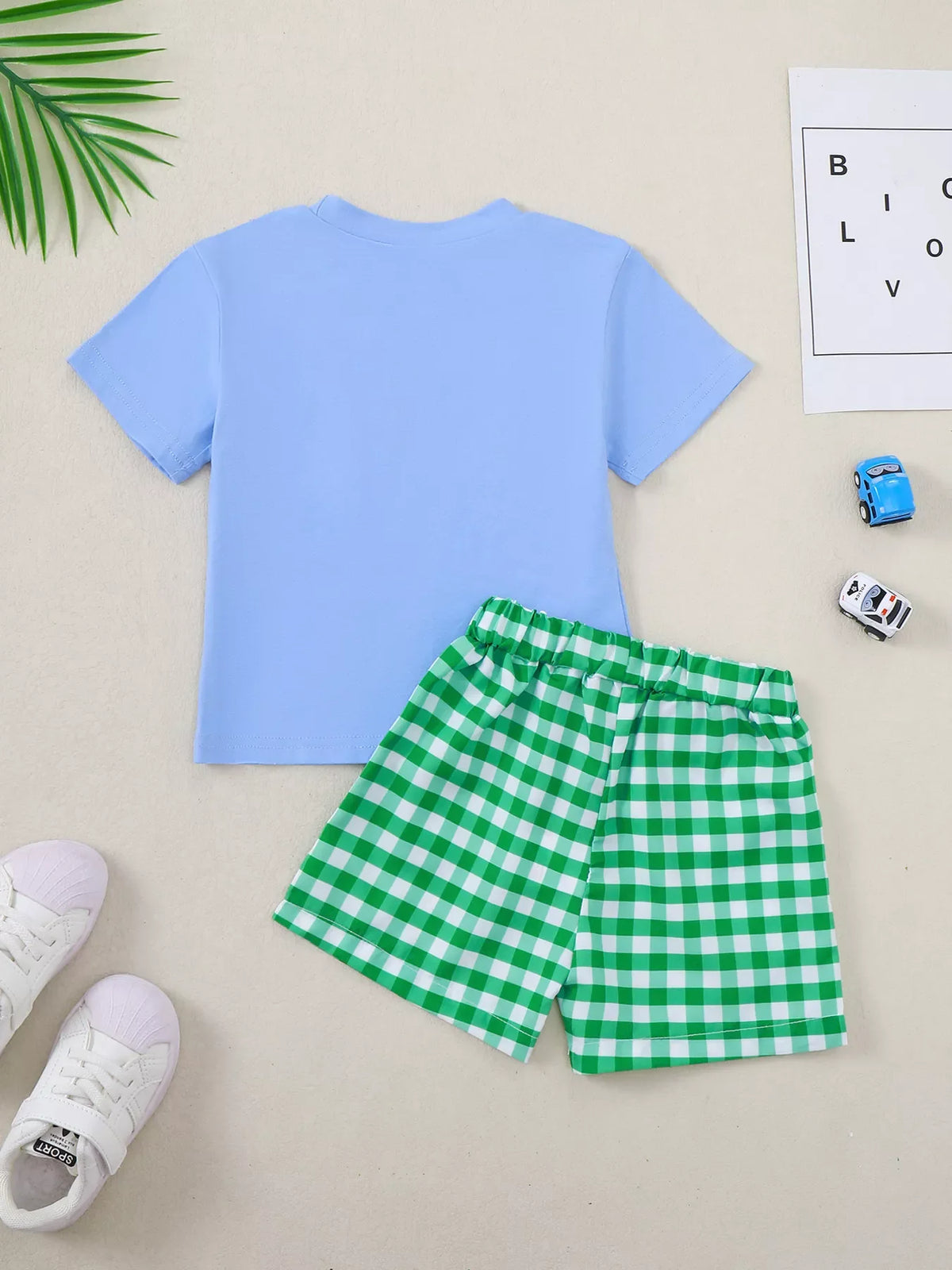 Children's Frog Short Sleeve T-Shirt & Shorts Set