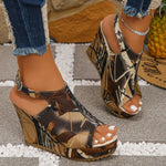 Open Toe Wedge Sandals