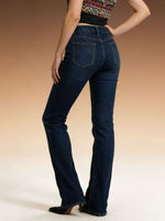 High-Waisted Bootcut Jeans