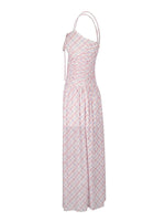 Plaid Spaghetti Strap Maxi Dress
