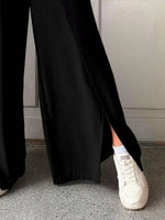 Slit Wide Leg Pants