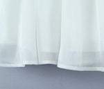 Women White Sexy Tulle Dress Summer Sexy Pleated Tube Top Cami Dress