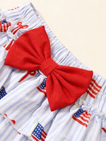 Children's My First 4th of July Bodysuit & Skort & Headband Set
