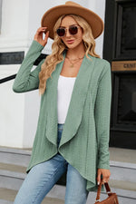 Open Front Long Sleeve Cardigan
