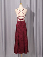 Lace Spaghetti Strap Maxi Dress