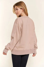 And The Why Washed Milano Pullover Sweatshirt