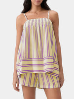 Smocked Square Neck Cami and Shorts Set