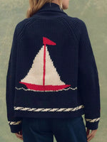 Open Front Long Sleeve Cardigan