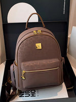 Vintage Style Leather Backpack Bag