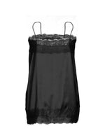 Lace Trimmed Satin Cami