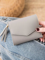 PU Leather Tassel Wallet