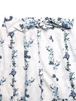Floral Print Tie Front Wide Leg Pants