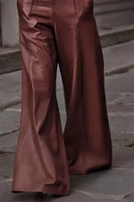 High Waist Wide Flare Pants