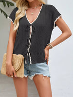 Tie-Front Knit Cardigan
