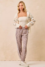 BiBi Side Lines Leopard Track Pants