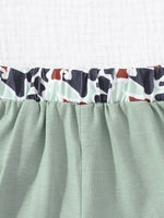 Children's Button Detail Polo Shirt & Shorts Set