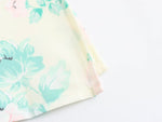 Spring Women Clothing V Neck Short Sleeve High Waist Print Dress Women