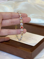 Pearl & Zircon Adjustable Bracelet