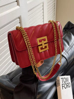 Quilted Flap Chain Crossbody Bag